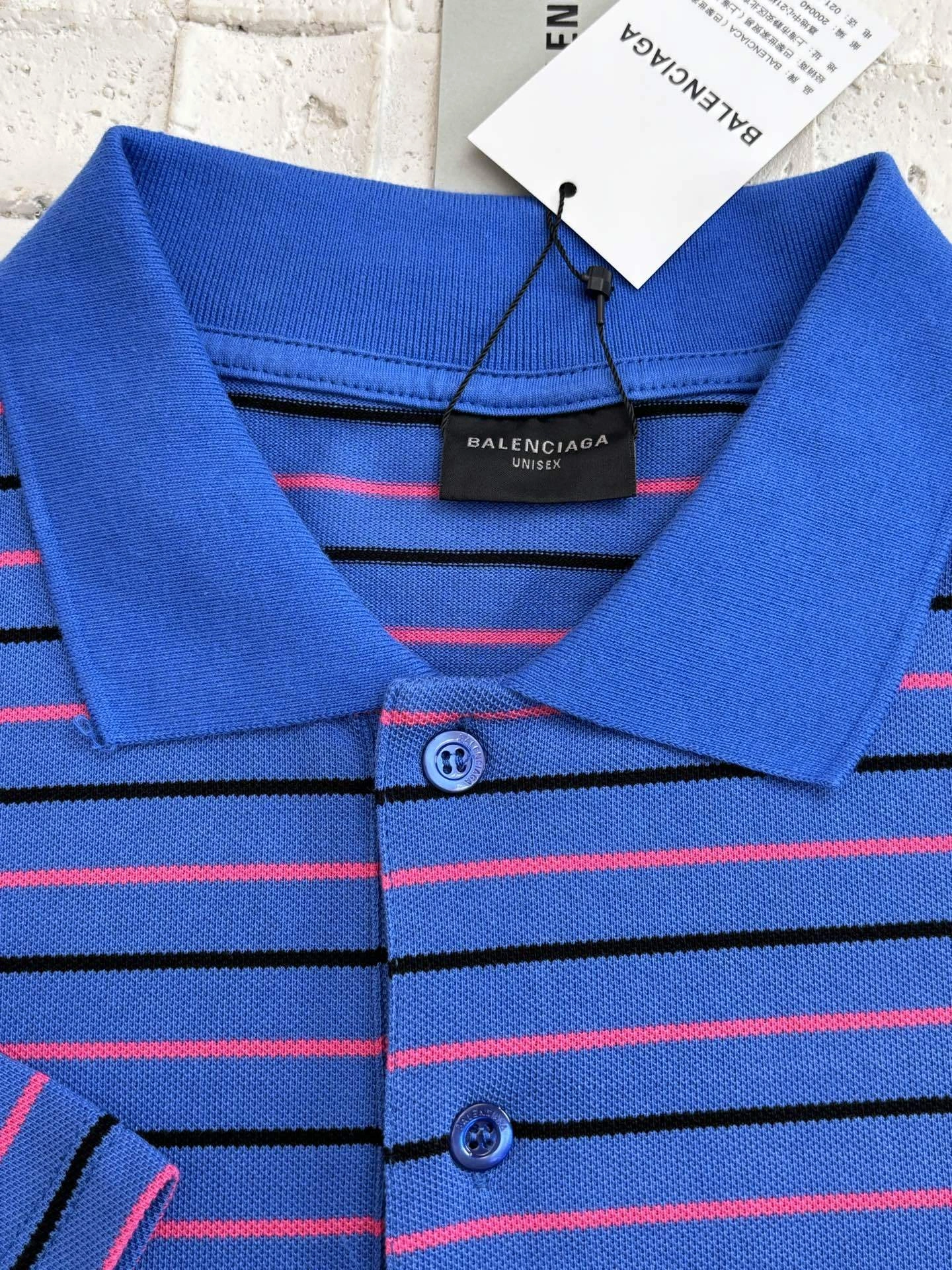 &wg.luxury- 218593i16 polo Cotton embroidery oversize 2colour item:E-F363F1024-2